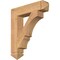 Ekena Millwork Balboa Arts & Crafts Smooth Bracket, Western Red Cedar, 5 1/2"W x 28"D x 32"H BKT06X28X32BOA03SWR - alternate 1